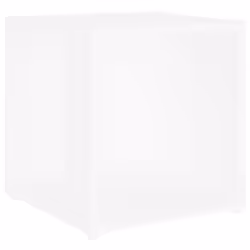 vidaXL Side Table White Engineered Wood Corner Cabinet Unit End Sofa Table