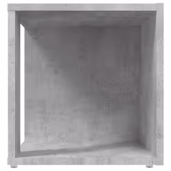 vidaXL Side Table Concrete Grey Engineered Wood Corner Cabinet End Sofa Table - Additional view 5