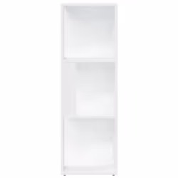 vidaXL Corner Cabinet White Engineered Wood Indoor Office Book Storage Cabinet - Additional view 5