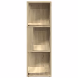 vidaXL Corner Cabinet Sonoma Oak Engineered Wood Indoor Book Storage Cabinet - Additional view 5
