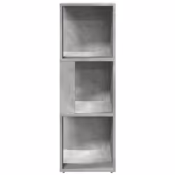 vidaXL Corner Cabinet Concrete Grey Engineered Wood Home Book Storage Cabinet - Additional view 5