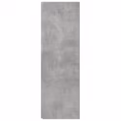 vidaXL Corner Cabinet Concrete Grey Engineered Wood Home Book Storage Cabinet - Additional view 6