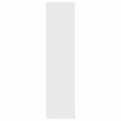 vidaXL Corner Cabinet White Engineered Wood Standing Shelf Storage Cabinet - Additional view 6