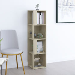 vidaXL Corner Cabinet Sonoma Oak Engineered Wood Home Standing Shelf Cabinet