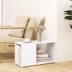 vidaXL TV Cabinet TV Stand Media TV Unit Entertainment Centre Engineered Wood - white