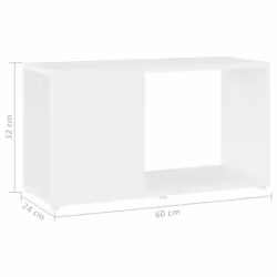 vidaXL TV Cabinet TV Stand Media TV Unit Entertainment Centre Engineered Wood - white