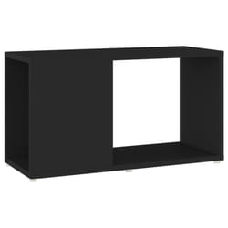 vidaXL TV Cabinet TV Stand Media TV Unit Entertainment Centre Engineered Wood - black