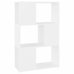 vidaXL Book Cabinet Room Divider Engineered Wood Privacy Screen - white, 60 x 24 x 94 cm