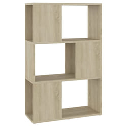 vidaXL Book Cabinet Room Divider Engineered Wood Privacy Screen - sonoma oak, 60 x 24 x 94 cm