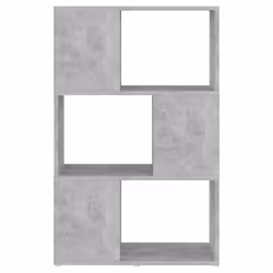 vidaXL Book Cabinet Room Divider Engineered Wood Privacy Screen - concrete grey, 60 x 24 x 94 cm - Additional view 4