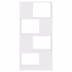 vidaXL Book Cabinet Room Divider White Engineered Wood Privacy Screen Bookcase - Additional view 5