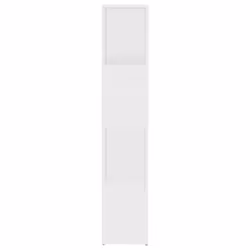 vidaXL Book Cabinet Room Divider White Engineered Wood Privacy Screen Bookcase - Additional view 6