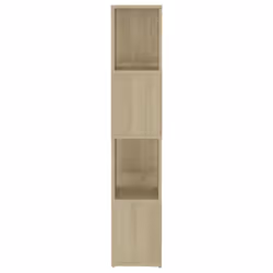 vidaXL Book Cabinet Room Divider Sonoma Oak Engineered Wood Home Bookcase - Additional view 6