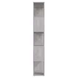 vidaXL Book Cabinet Room Divider Concrete Grey Home Bookcase Side Cabinet - Additional view 6