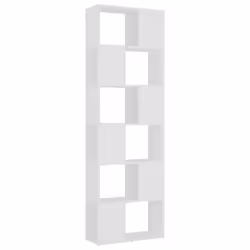 VidaXL 809098, White, Wood, Wood, 600 mm, 240 mm, 1860 mm