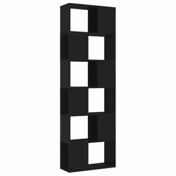 vidaXL Book Cabinet Room Divider Privacy Screen Organiser Bookcase Highboard - black