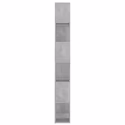 vidaXL Book Cabinet Room Divider Privacy Screen Organiser Bookcase Highboard - concrete grey - Additional view 5