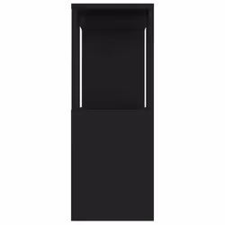 vidaXL TV Cabinet Black Engineered Wood Plasma Hifi Stereo Cabinet TV Stand - Additional view 6