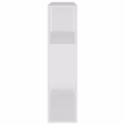 vidaXL Book Cabinet Room Divider Engineered Wood Privacy Screen - white, 80 x 24 x 94 cm - Additional view 5