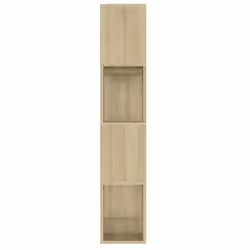 vidaXL Book Cabinet Room Divider Engineered Wood Privacy Screen - sonoma oak, 80 x 24 x 124.5 cm - Additional view 5