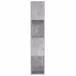 vidaXL Book Cabinet Room Divider Engineered Wood Privacy Screen - concrete grey, 80 x 24 x 124.5 cm - Additional view 5