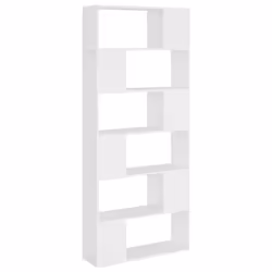 VidaXL 809152, White, Wood, Wood, 800 mm, 240 mm, 1860 mm