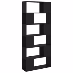 VidaXL 809153, Black, Wood, Wood, 800 mm, 240 mm, 1860 mm