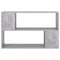 vidaXL Book Cabinet Concrete Grey Engineered Wood Room Divider Standing Shelf - Additional view 4