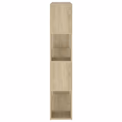 vidaXL Book Cabinet Room Divider Sonoma Oak Home Privacy Screen Storage Rack - Additional view 6