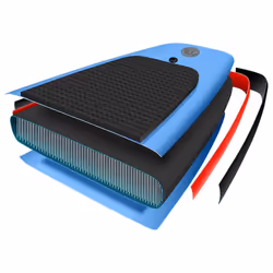 vidaXL Inflatable Stand Up Paddle Board Set Paddleboard Multi Sizes/Colours - sea blue, 300 x 76 x 10 cm - Additional view 8