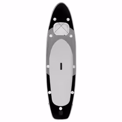 vidaXL Inflatable Stand Up Paddle Board Set Paddleboard Multi Sizes/Colours - black, 300 x 76 x 10 cm