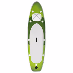 vidaXL Inflatable Stand Up Paddle Board Set Paddleboard Multi Sizes/Colours - green, 330 x 76 x 10 cm