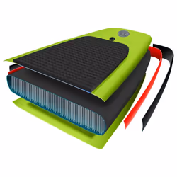 vidaXL Inflatable Stand Up Paddle Board Set Paddleboard Multi Sizes/Colours - green, 330 x 76 x 10 cm - Additional view 8