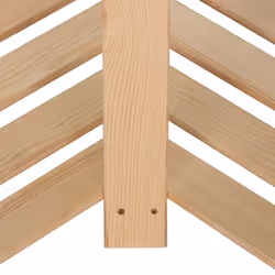 vidaXL Solid Pinewood 5-Tier Storage Corner Rack Home Garage Storage Units - Additional view 5