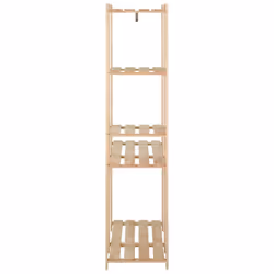 vidaXL Solid Pinewood Clothes Rack Household Supplies Wooden Garment Coat Rack - Additional view 3