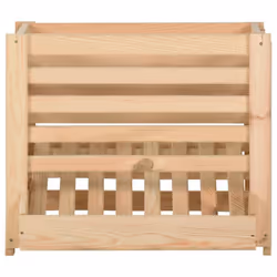 vidaXL Solid Pinewood Potato Box Kitchen Storage Container Bins Onion Box