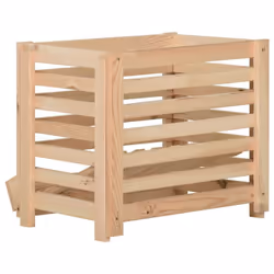 vidaXL Solid Pinewood Potato Box Kitchen Storage Container Bins Onion Box - Additional view 4