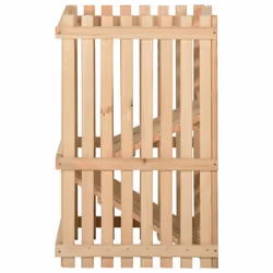 vidaXL Solid Pinewood Potato Box Kitchen Storage Container Bins Onion Box