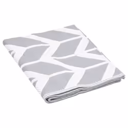vidaXL Outdoor Carpet Garden Rug Carpet Patio Mat Area Rug Balcony Blanket PP - white and grey, 120 x 180 cm - Additional view 4