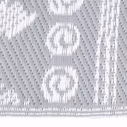 vidaXL Outdoor Carpet Garden Rug Carpet Patio Mat Area Rug Balcony Blanket PP - grey pattern, 120 x 180 cm - Additional view 2