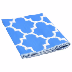 vidaXL Outdoor Carpet Garden Rug Carpet Patio Mat Area Rug Balcony Blanket PP - blue, 160 x 230 cm - Additional view 4