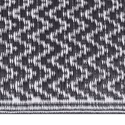 vidaXL Outdoor Carpet Garden Rug Carpet Patio Mat Area Rug Balcony Blanket PP - black and grey, 140 x 200 cm - Additional view 2