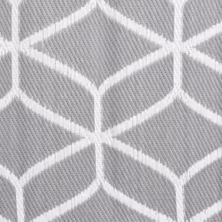 vidaXL Outdoor Carpet Garden Rug Carpet Patio Mat Area Rug Balcony Blanket PP - grey and white, 140 x 200 cm - Additional view 5