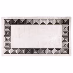 vidaXL Rug Washable Light Beige Anti Slip Living Room Floor Carpet Area Rug