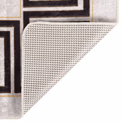 vidaXL Rug Washable Light Beige Anti Slip Living Room Floor Carpet Area Rug - Additional view 5