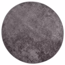 vidaXL Rug Washable Ï120 cm Grey Anti Slip Living Room Decor Floor Carpet Mat