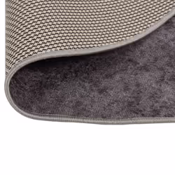 vidaXL Rug Washable Ï120 cm Grey Anti Slip Living Room Decor Floor Carpet Mat