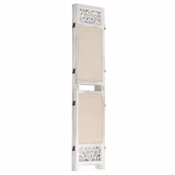 vidaXL 6-Panel Room Divider Cream Fabric Privacy Folding Screen Multi Sizes - 140 x 165 cm