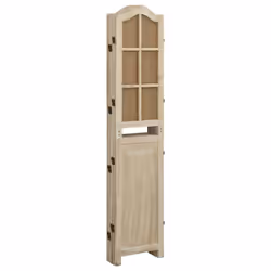 ) vidaXL 6-Panel Room Divider Brown Fabric Privacy Screen 140x165 cm/214x165 cm - 214 x 165 cm (W x H - Additional view 2