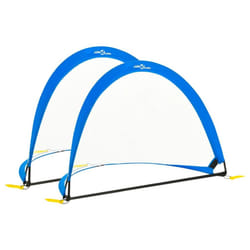 vidaXL 2x Children Football Goal Set with Storage Bag Pop-up Goal Multi Sizes - 119 x 82 x 84.5 cm